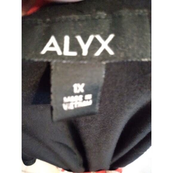 Alyx Top Red Kimono Over Black Tank Sz 1X Artsy Boho - Picture 8 of 10